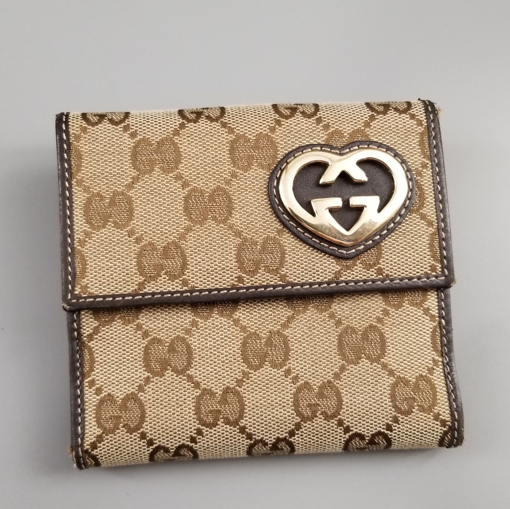 GUCCI GG Beautiful Classic Trifold wallet/Italy